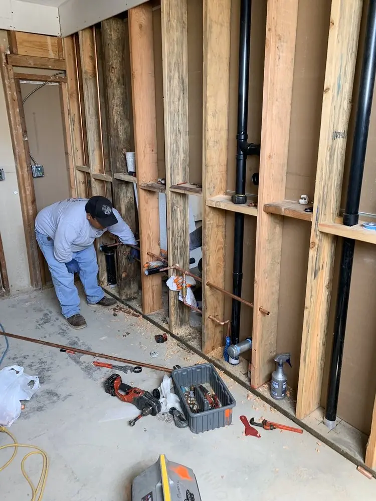 Commercial rough-in plumbing for Trenchless Sewer Repair in University Park